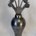 Montaage Vintage Brass Decanter Floral Ornamental Top! Made in India 2000