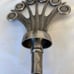 Montaage Vintage Brass Decanter Floral Ornamental Top! Made in India 2000