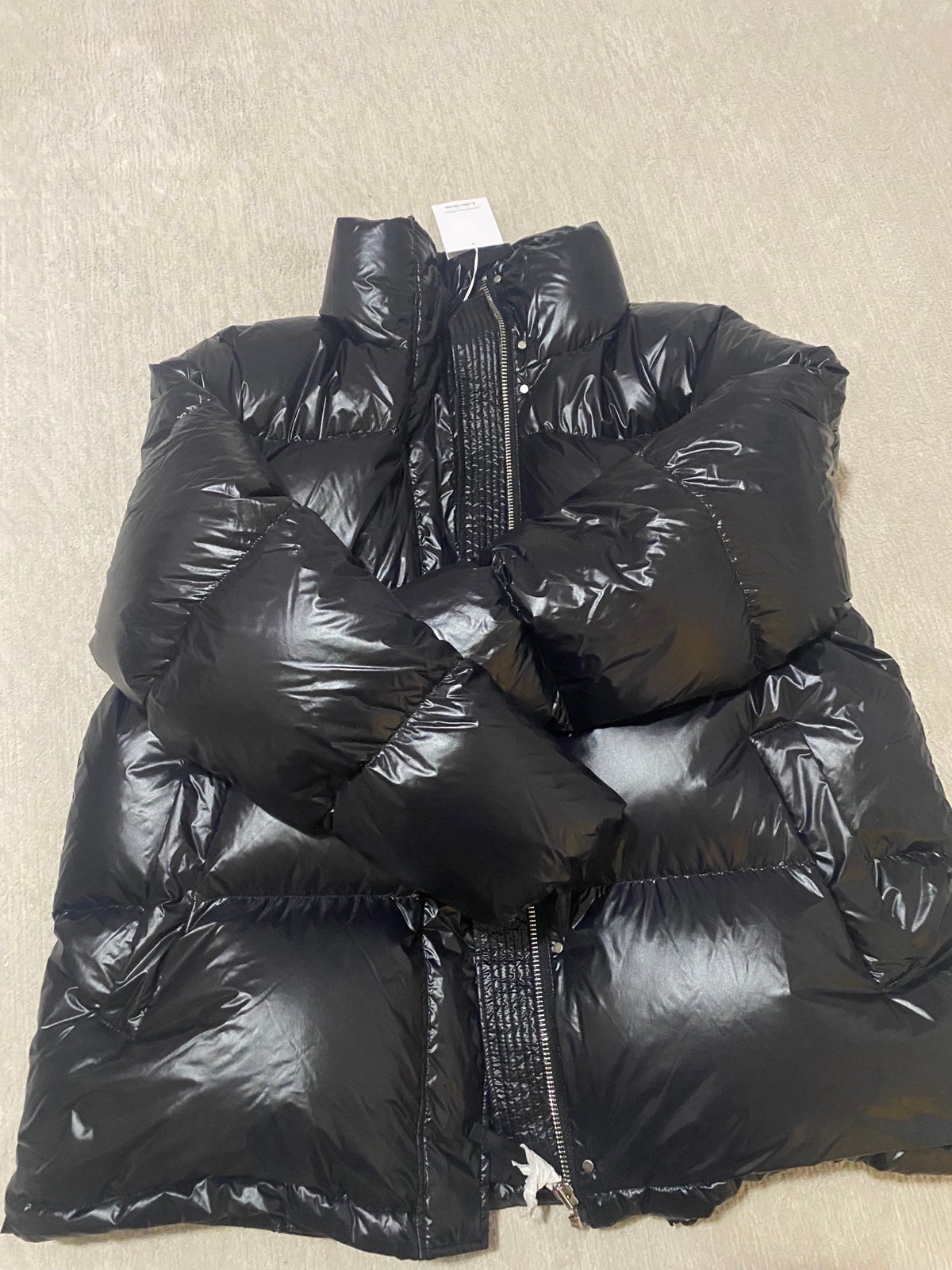& Other Stories Black Puffer Jacket