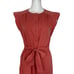 Rebecca Taylor La Vie Jumpsuit M Pink Tie Front Cap Sleeve Crop Pockets Spring