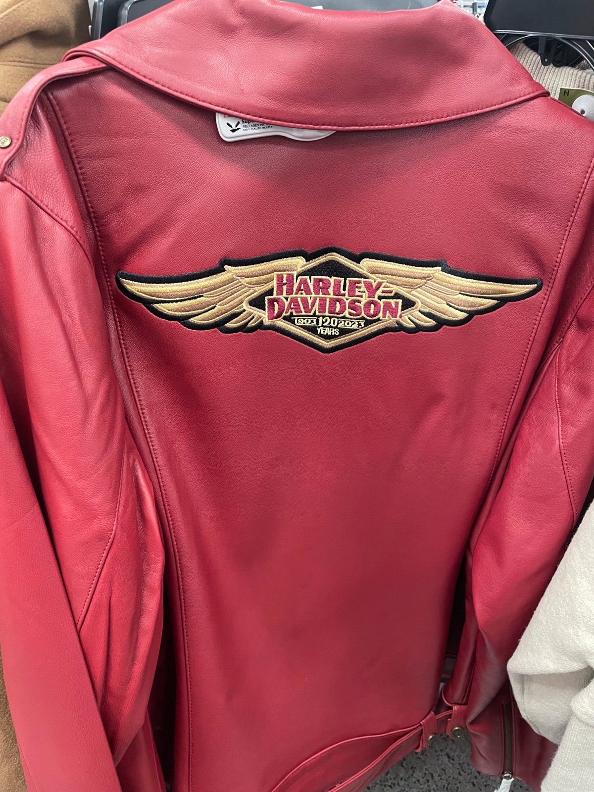 Lovely luxurious lamb skin Harley Davidson women’s jacket