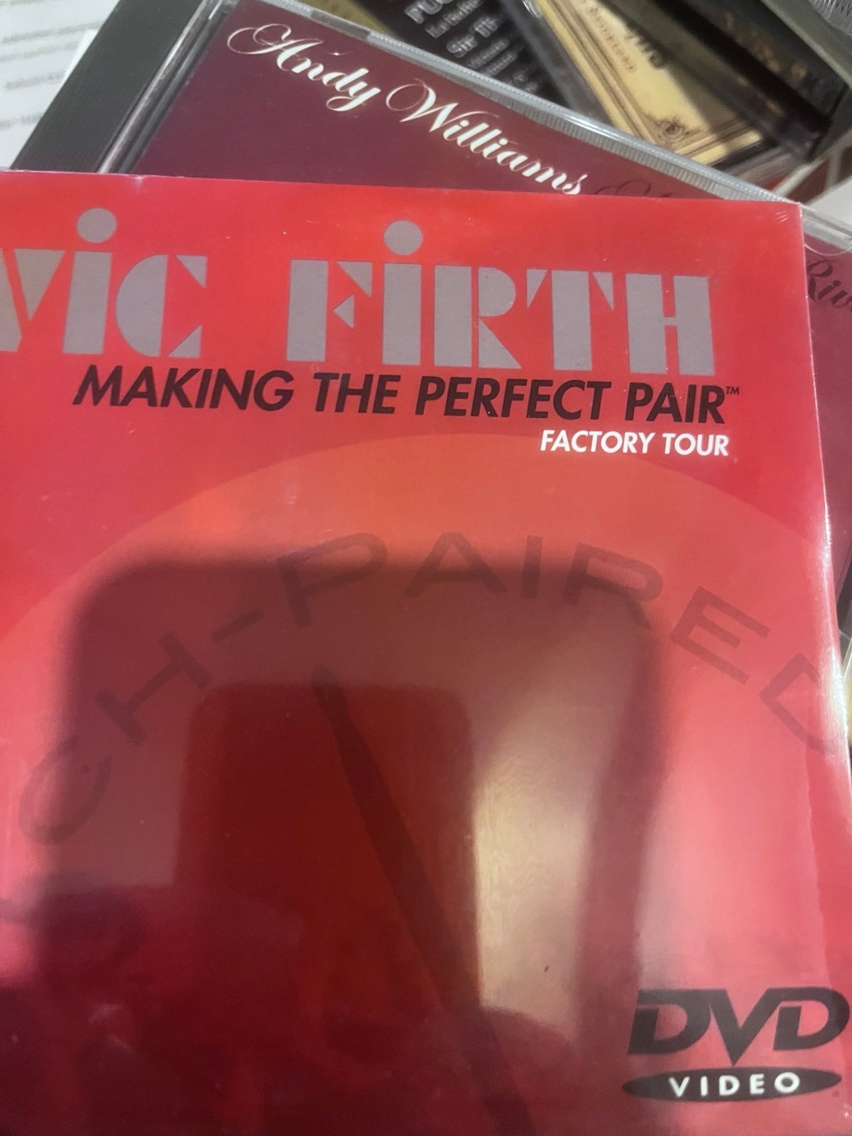 Vic Firth building a perfect beast pair dvd new factory sealed