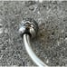 Authentic Pandora Moments Pave open Bangle bracelet with love Charm