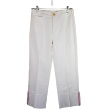 PILCRO & THE LETTERPRESS WHITE HIGH CUFF JEAN 26