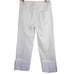 PILCRO & THE LETTERPRESS WHITE HIGH CUFF JEAN 26