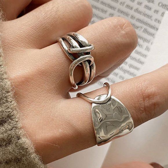 *NEW 925 Sterling Silver Adjustable Ring