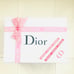 Dior Gift box (12.5 x9 ) w/ Rimantic Pink Ribbon