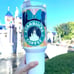 Disney Starbucks The Aristocats Marie 40 oz Tumbler/Water bottle/Mug with hand c