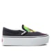 Vans Classic Slip-On Stackfoam (Paradoxical Black/Multi). Brand New. Mens 8