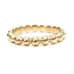 Natural 14k SOLID Rose Gold Beaded Ball Designer Lady's Ring Band 3MM