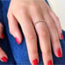 Natural 14k SOLID Rose Gold Beaded Ball Designer Lady's Ring Band 3MM