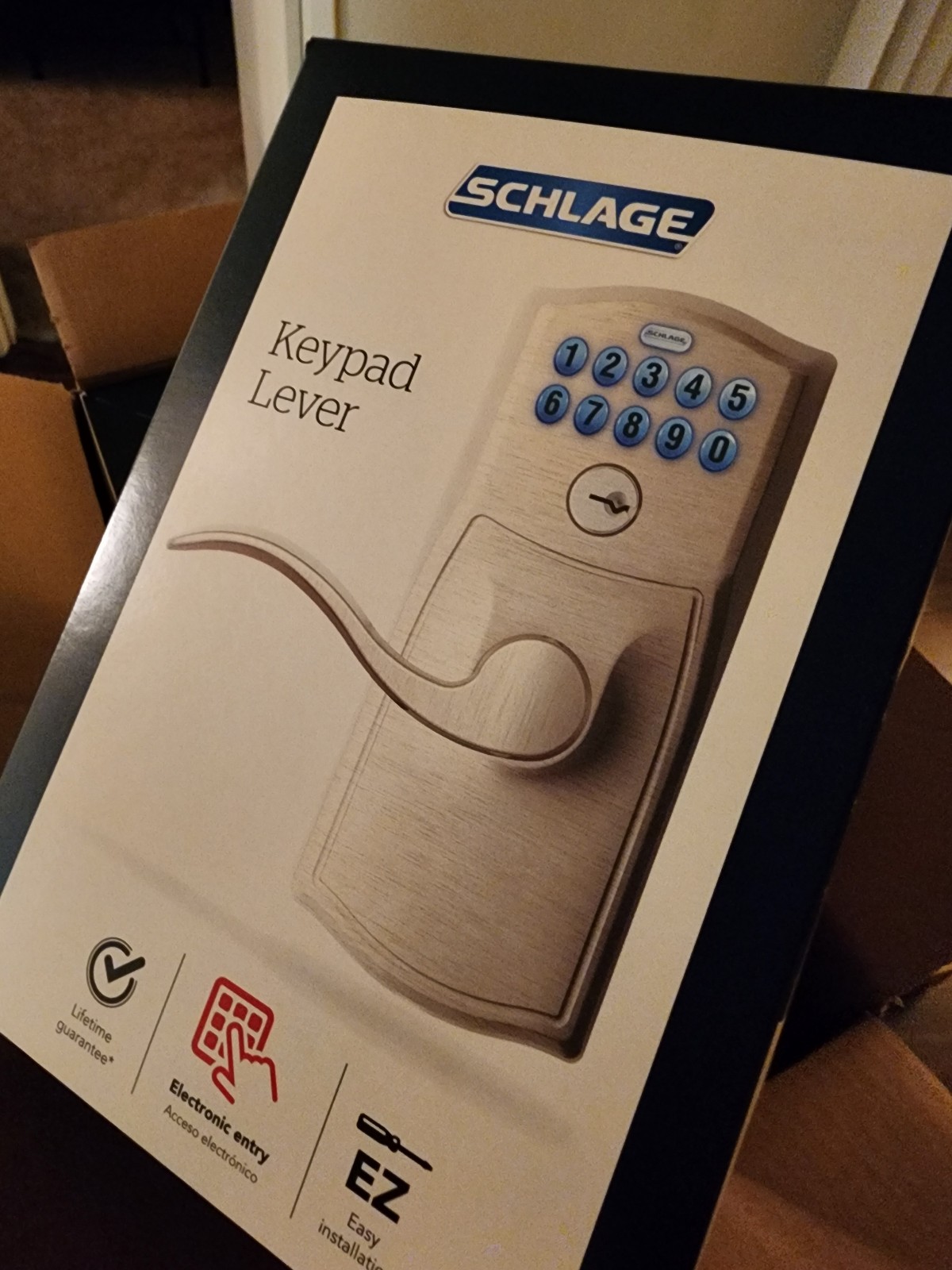 Schlage Camelot keypad entry lock