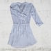 Aritzia Babaton Lilac Purple Silk Drawsring Waist Bennett Mini Dress Size Medium