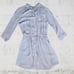 Aritzia Babaton Lilac Purple Silk Drawsring Waist Bennett Mini Dress Size Medium