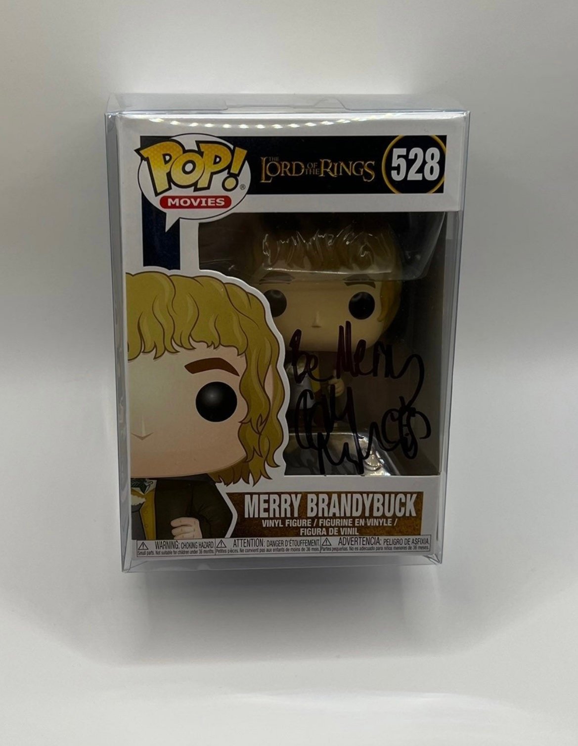 Merry LOTR Funko Pop Autogrqphed by Dominic Monaghan