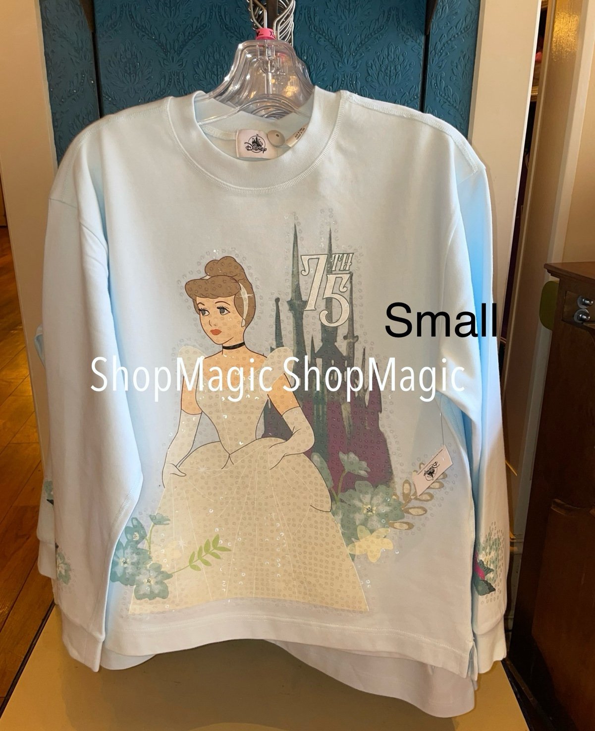 Disney Cinderella Fashion Pullover Sweatshirt for Women – 75th Anniversary