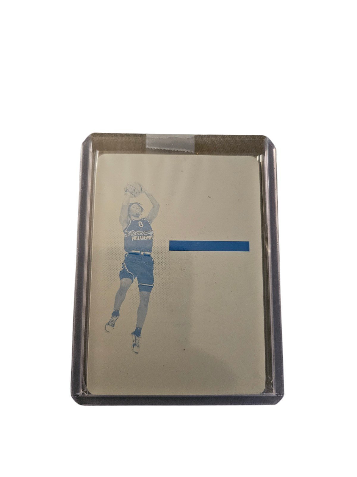 2020-21 Panini Flawless Tyrese Maxey Rc Printing Plate 1/1 Cyan Plate