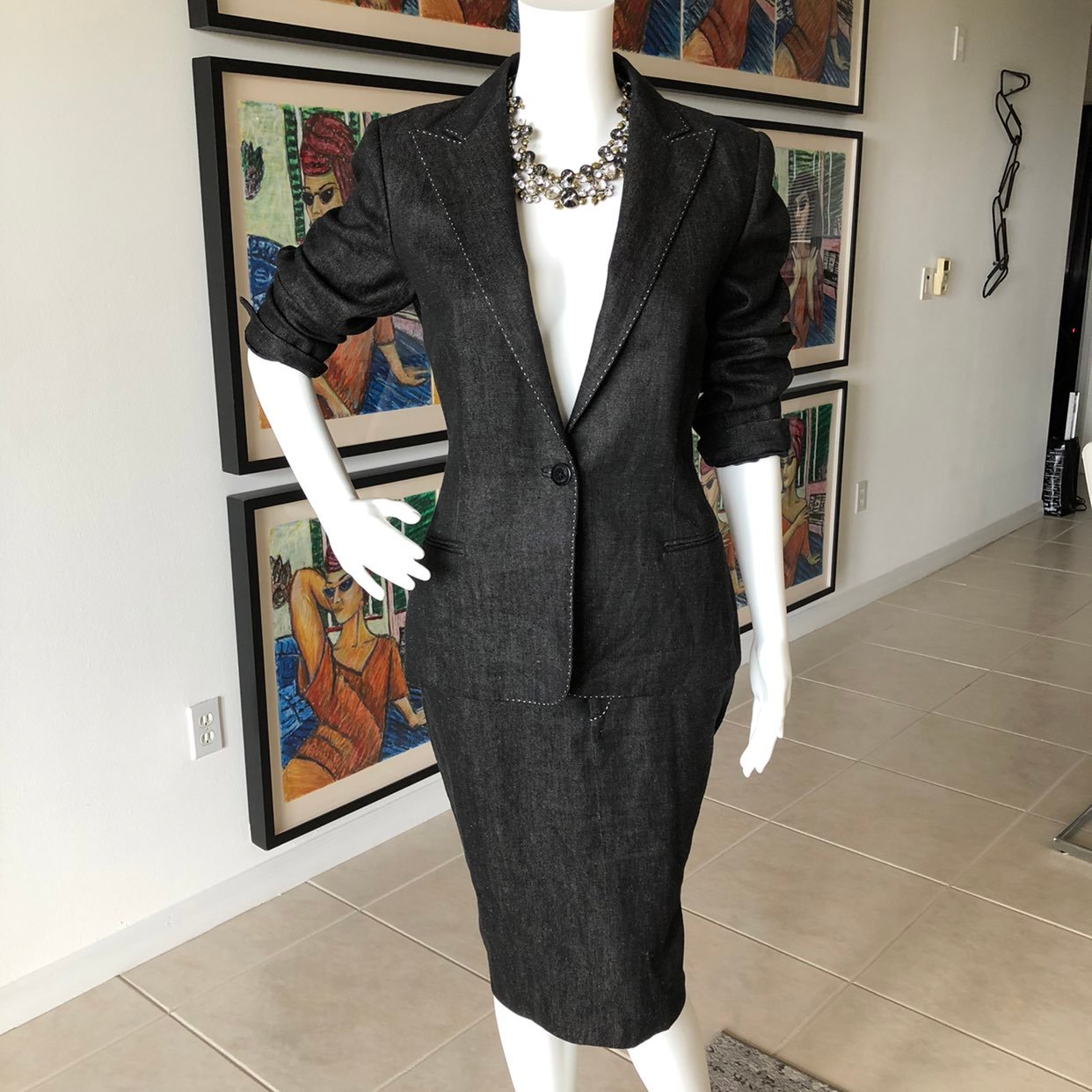 Ralph Lauren Purple Label Skirt Suit