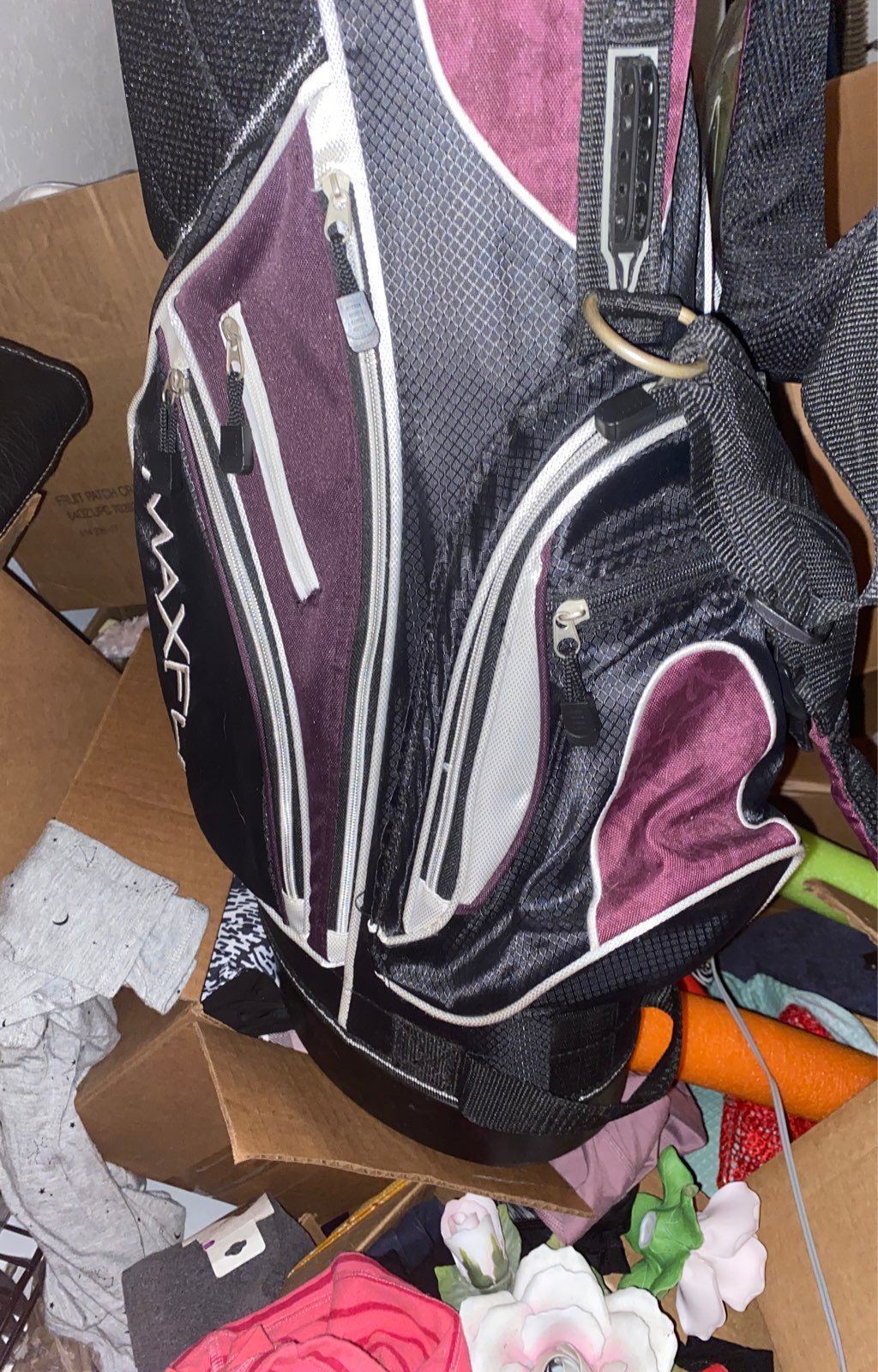Maxfli black max golf bag