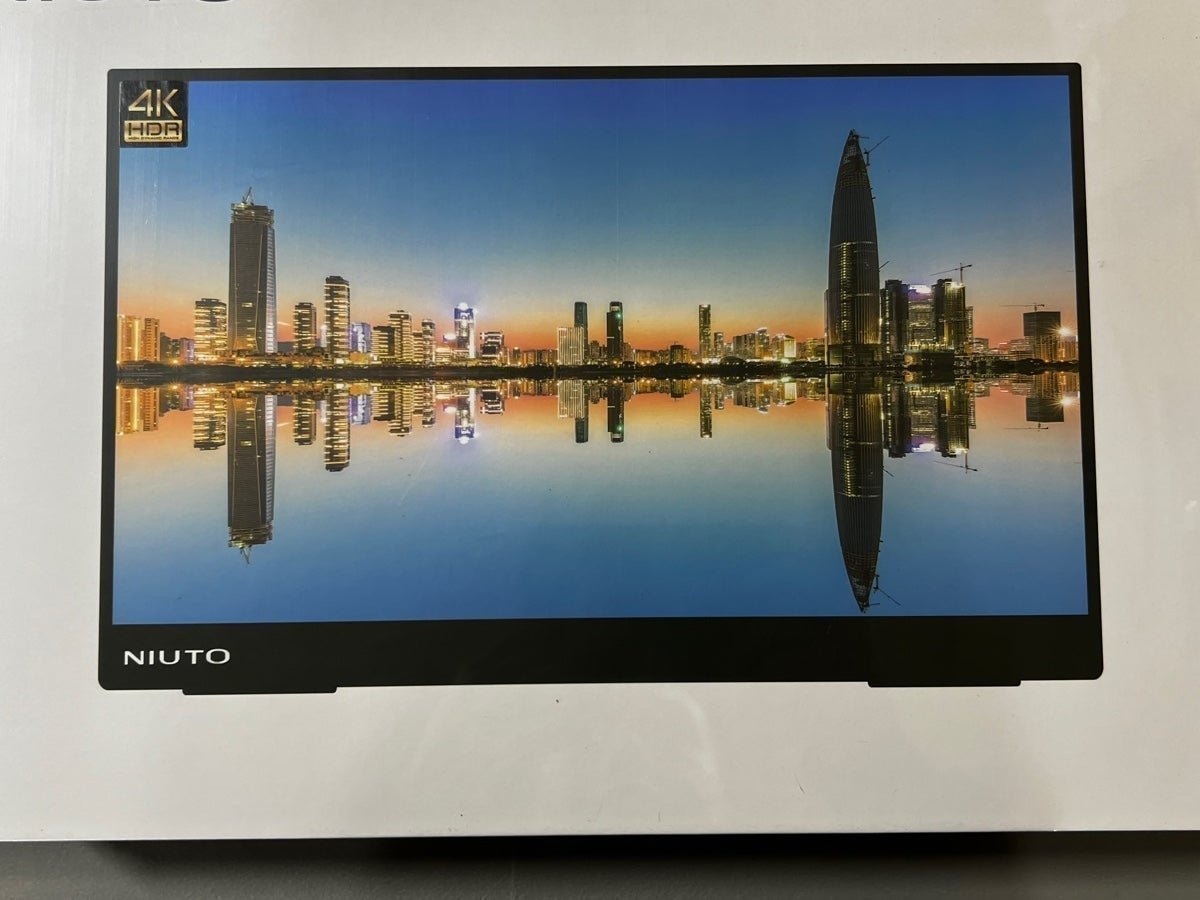 like new sealed 14inch 4K portable monitor with touch screen