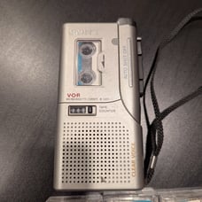 Sony cassette corder