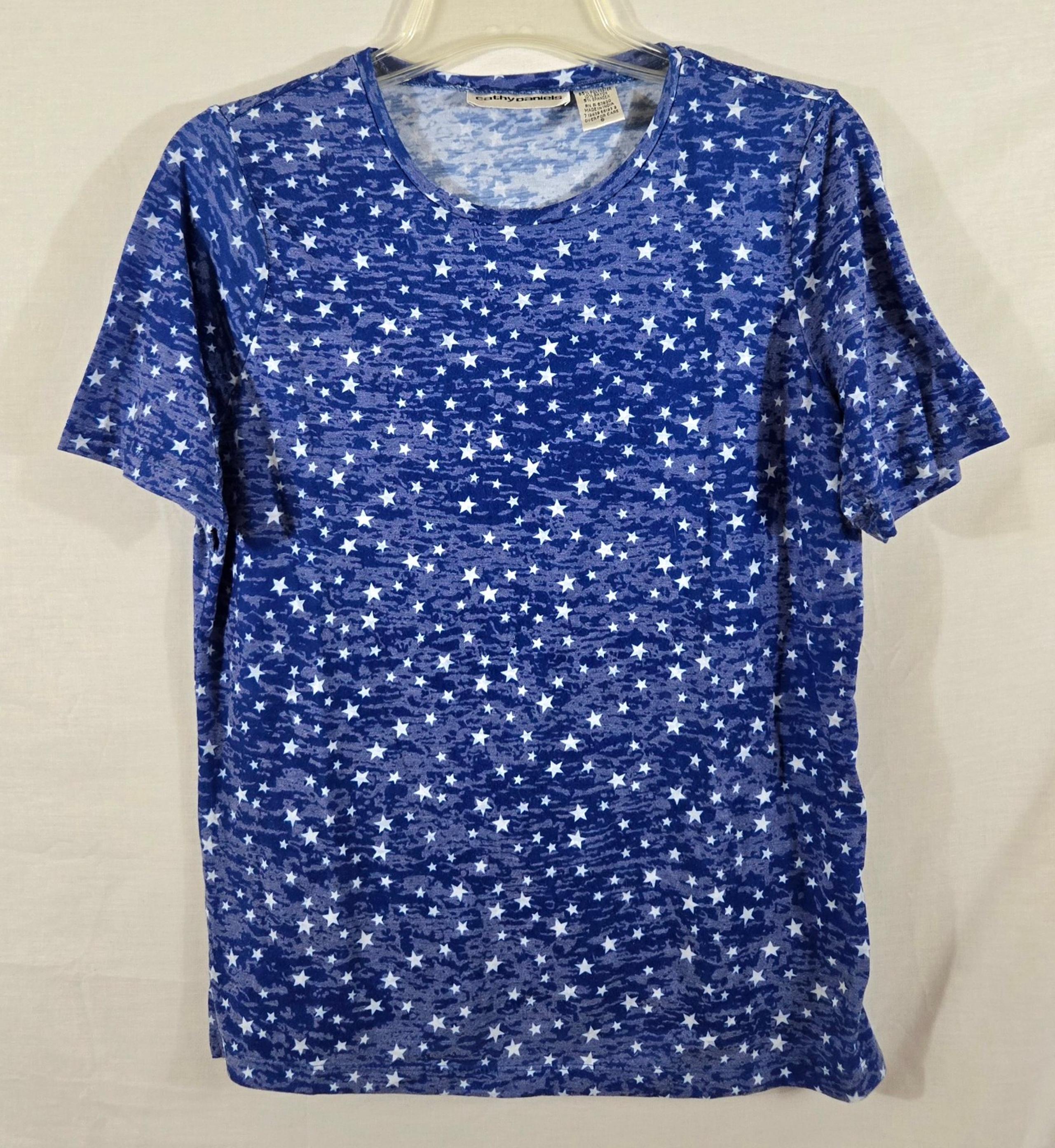 Cathy Daniels Women's Star T-shirt Size Small