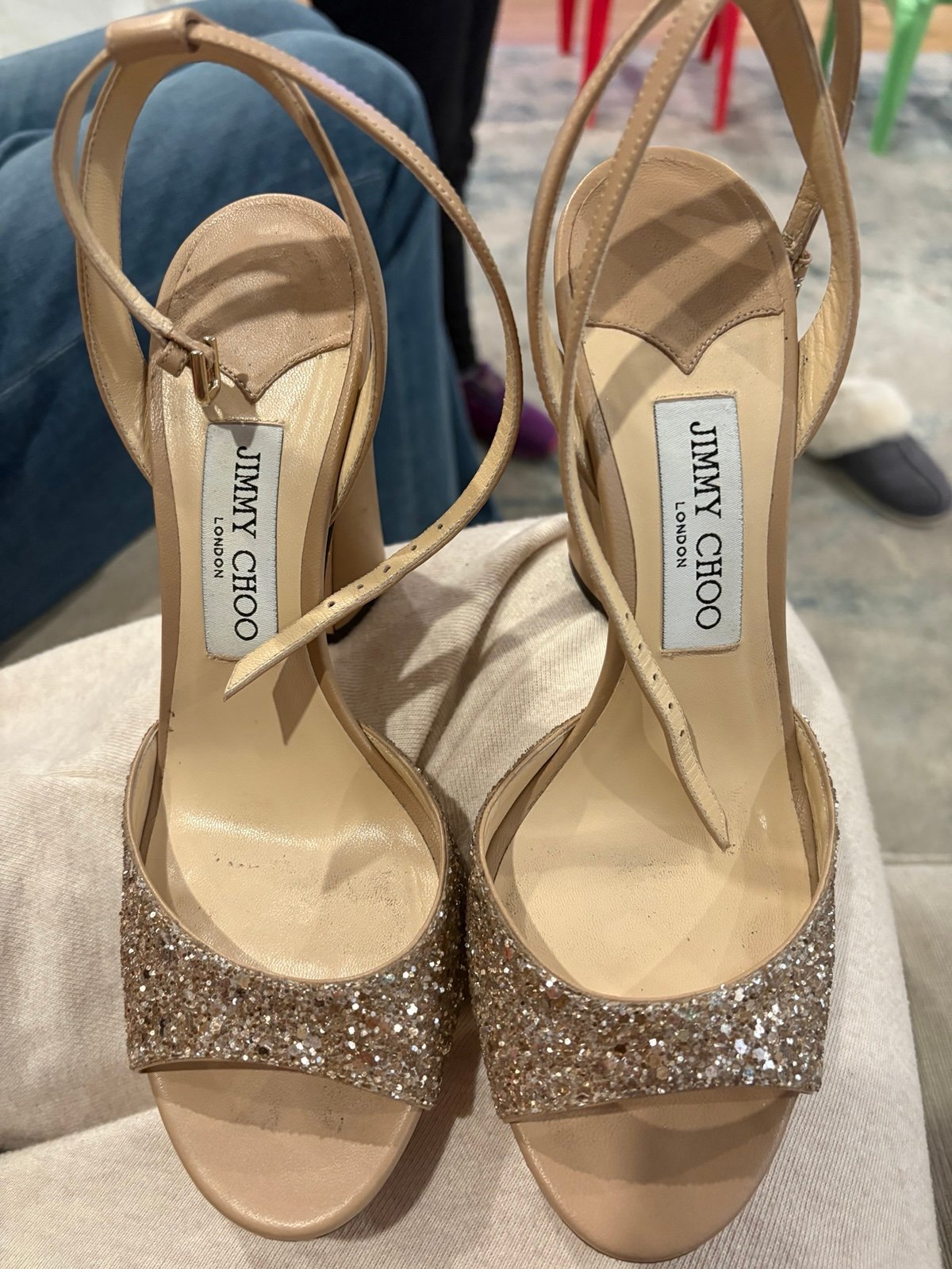 Jimmy Choo MIRANDA size 38 (BALLET PINK/BALLET PINK)