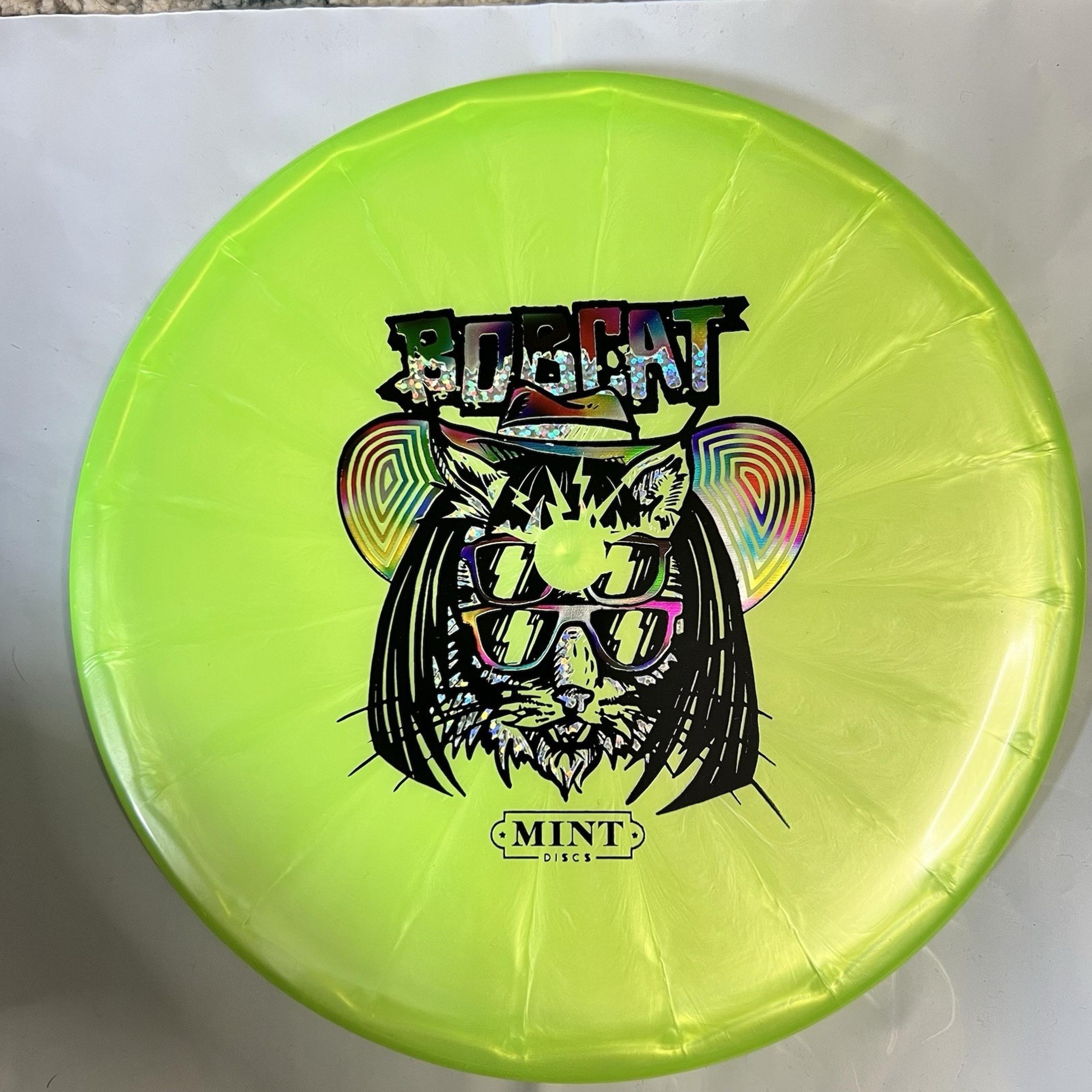 Mint Discs Bobcat Disc Golf Driver - Neon Green - Collector's Edition