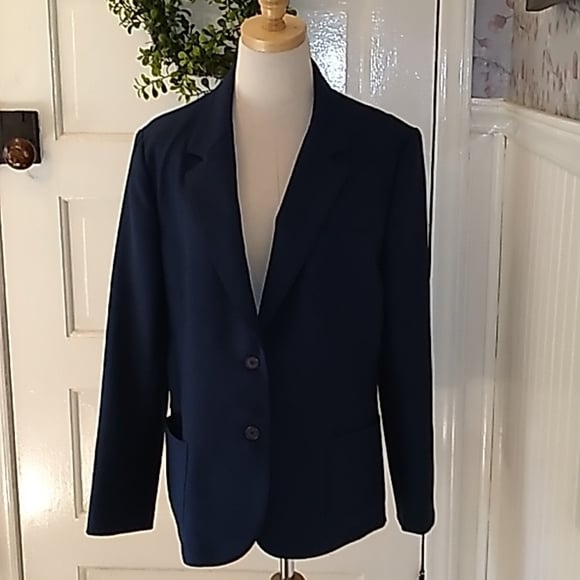 Vintage Haberdashery blue blazer jacket