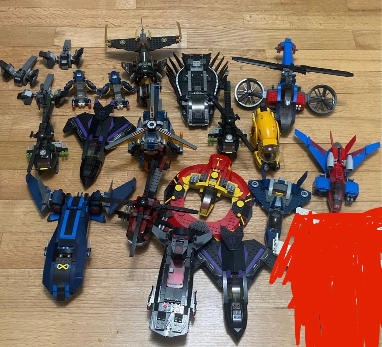 Lego marvel multiple ships