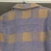 Elodie Purple Cream Plaid Jacket Fleece Feel Button Front Small