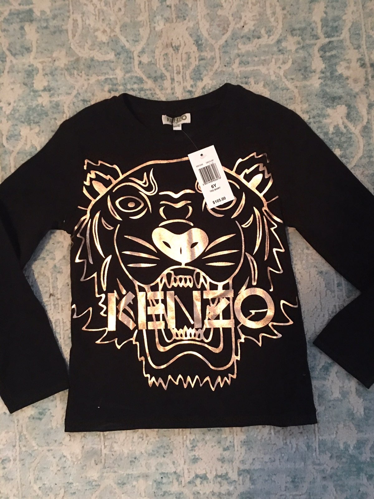 NWT Kenzo long sleeved shirt girls 6T