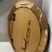 Vintage Victorian Beaded Wood Photo Frame Gold 17x14