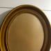 Vintage Victorian Beaded Wood Photo Frame Gold 17x14