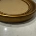 Vintage Victorian Beaded Wood Photo Frame Gold 17x14