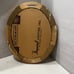 Vintage Victorian Beaded Wood Photo Frame Gold 17x14