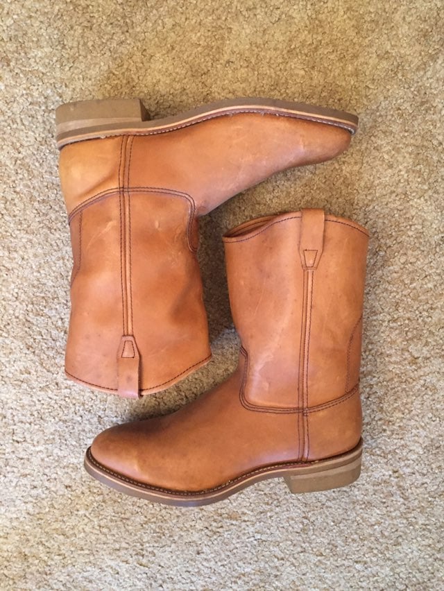Vintage Georgia Slip-On Western Work Boo