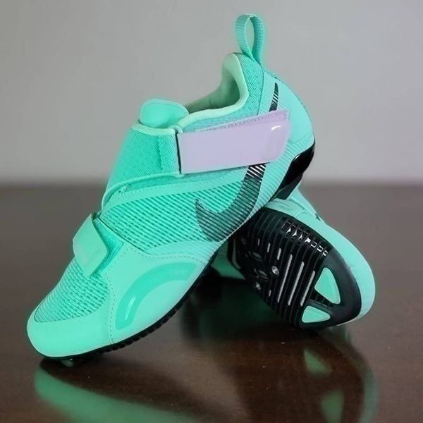 Nike Superrep Cycle Black Green Glow Women's Bicycle Bike Shoes Size 6.5 New