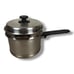 Vtg Lifetime 18-8 Stainless Steel Double Boiler Saucepan With Lid 2 1/2 Qt