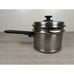 Vtg Lifetime 18-8 Stainless Steel Double Boiler Saucepan With Lid 2 1/2 Qt