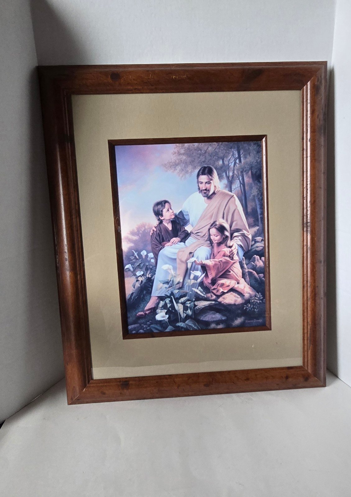 CONSIDER THE LILIES BY SIMON DEWEY - frame