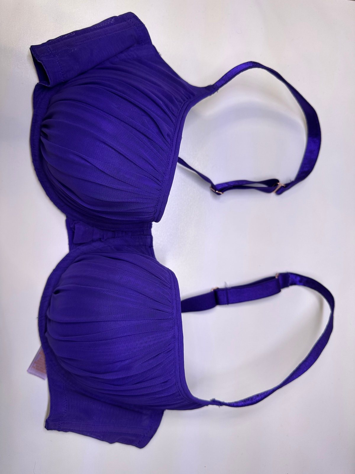 Savage X Fenty GATHERED MESH BALCONETTE BRA