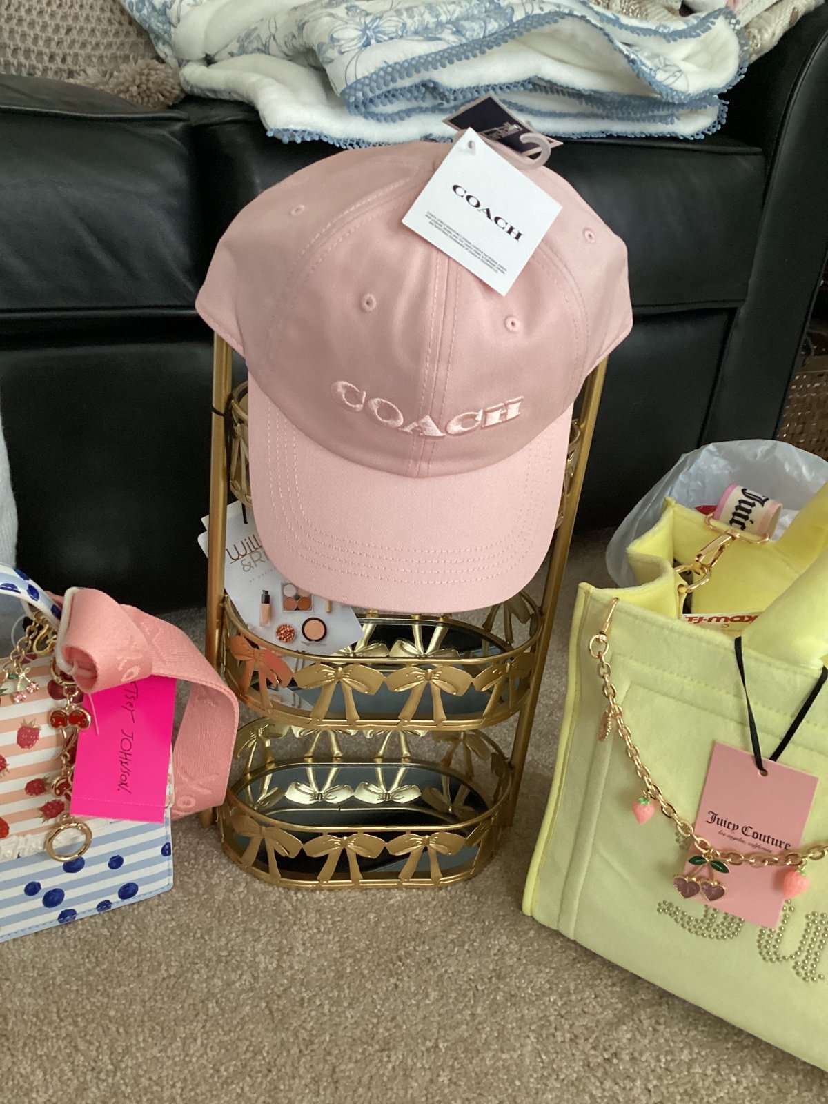 ❤️❤️NWT Coach Womens Embroidered Baseball Hat (Pink) new with tags