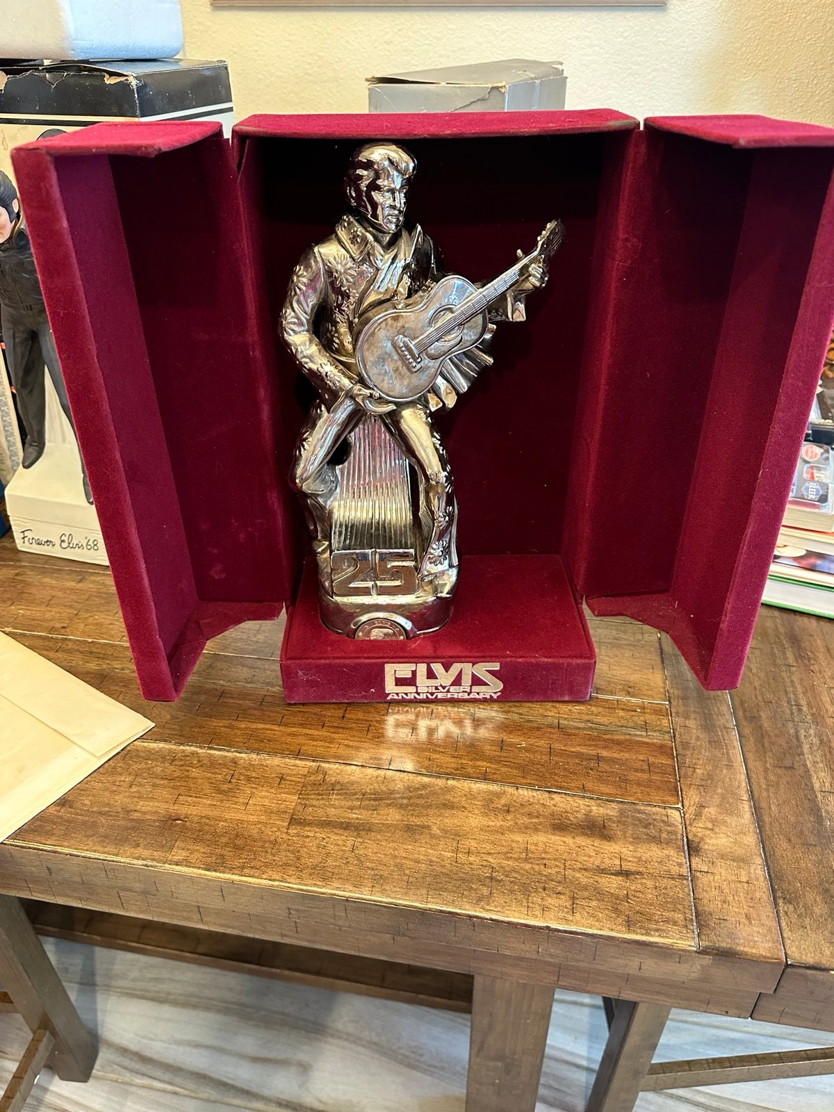 Elvis Silver Anniversary Decanter (empty)