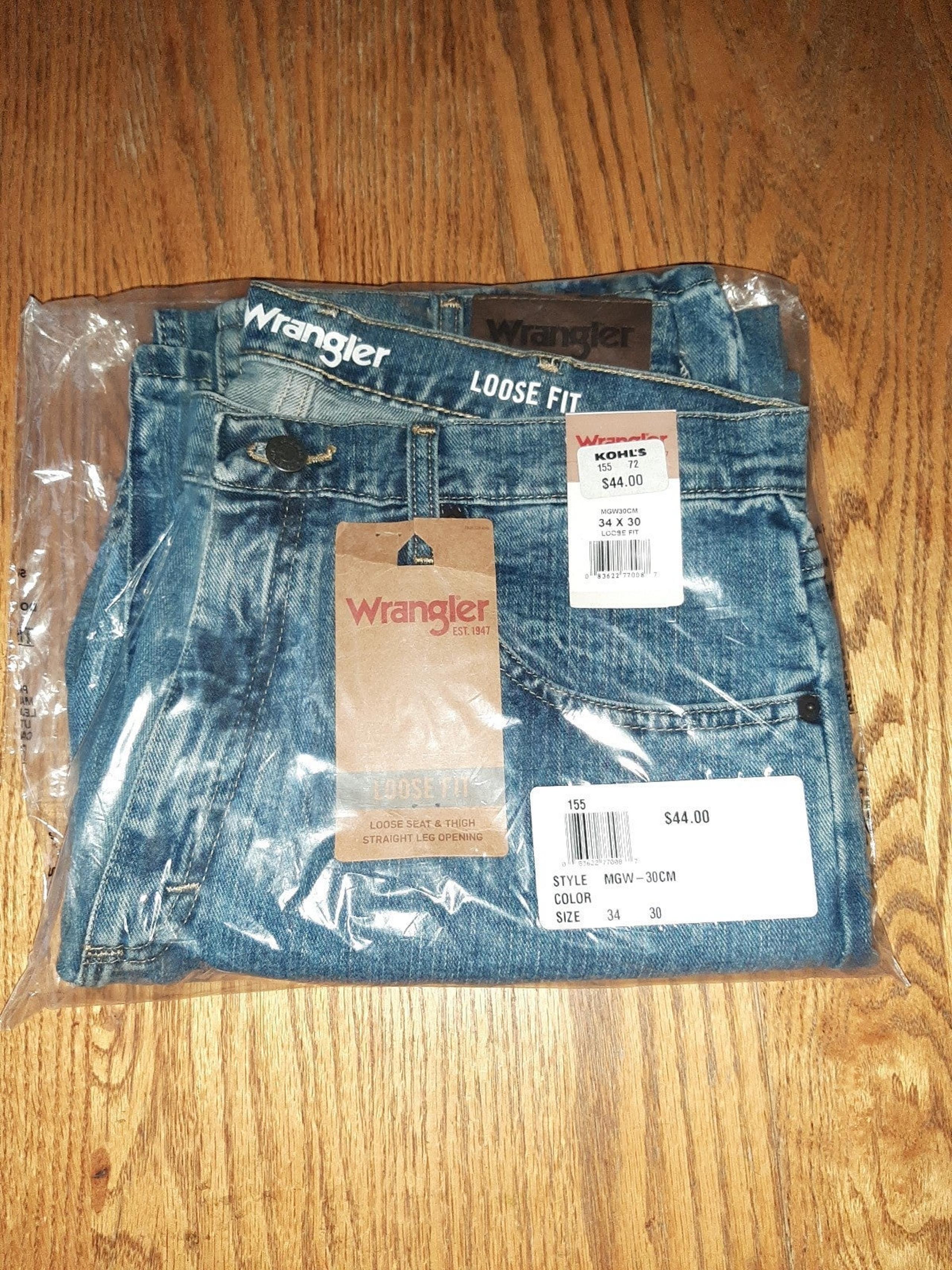 Wrangler Mens Loose Fit Jeans