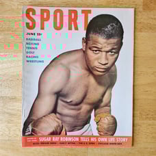 1951 Sport Magazine Featuring Sugar Ray Robinson Vintage EX Condition