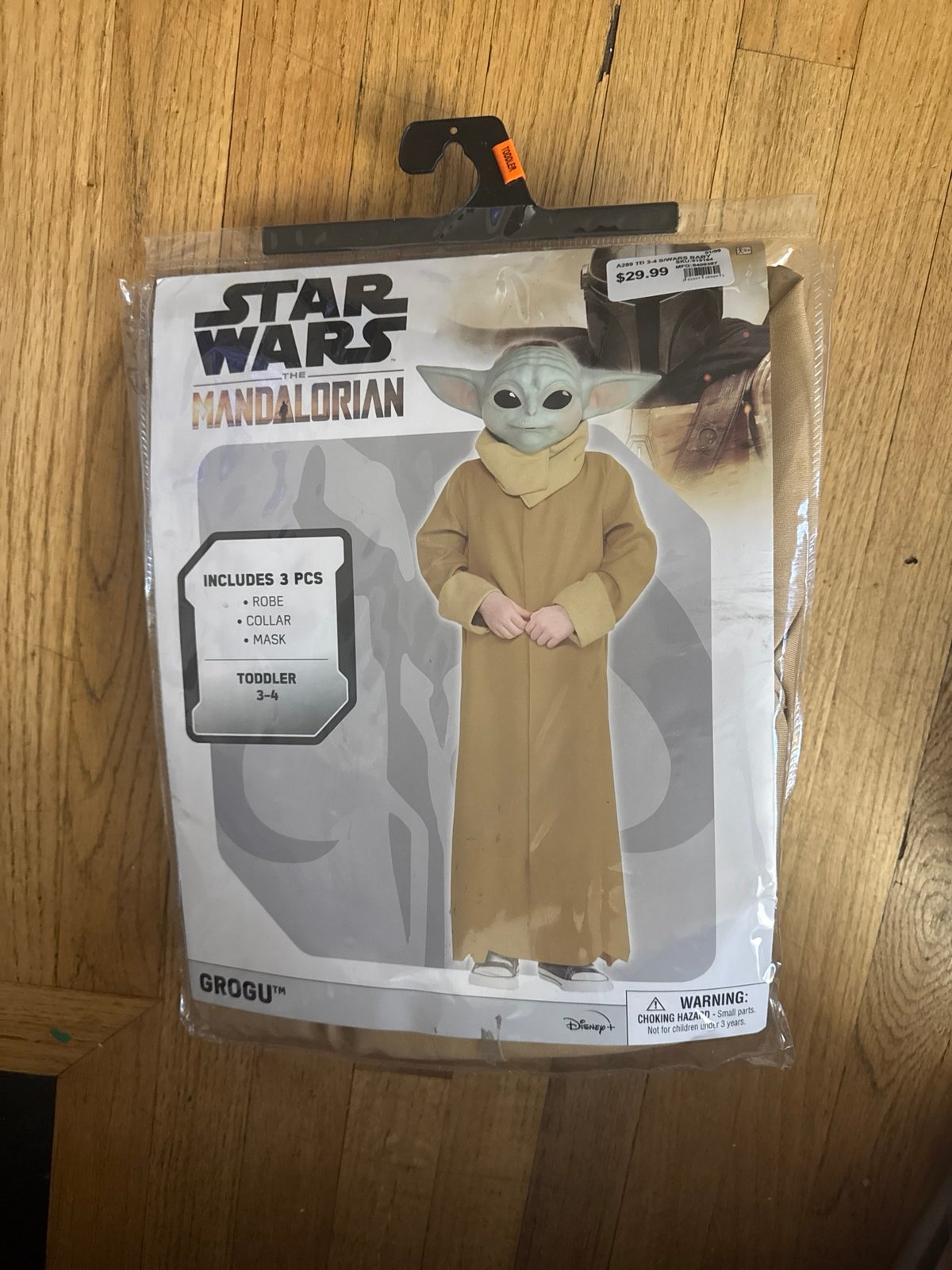 Costume: Star Wars grogu toddler 3-4