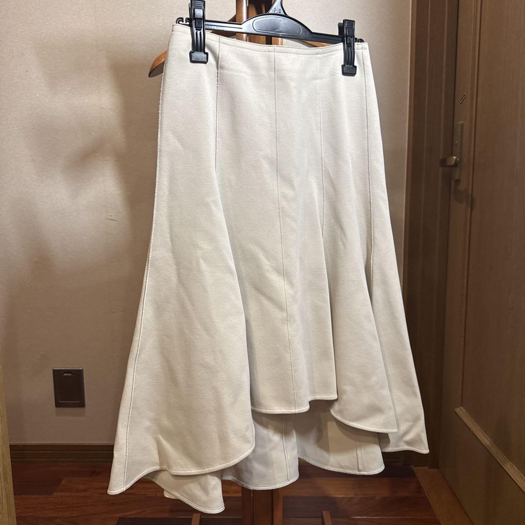 ADORE Ivory Flare Skirt