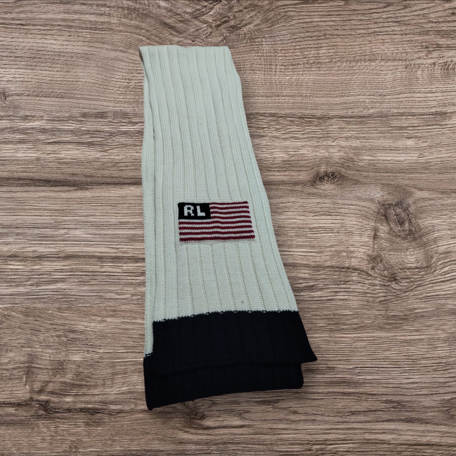 Ralph Lauren Polo Jeans Flag Scarf 63 x 10