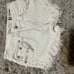 Women’s size 26 White frayed Miss Me shorts